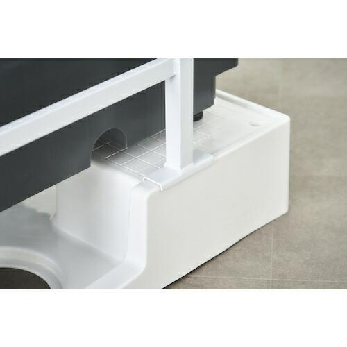 IRIS 102299 つっぱりランドリーラック ホワイト/ライトナチュラル ( TLR-4-W ) |  | 02