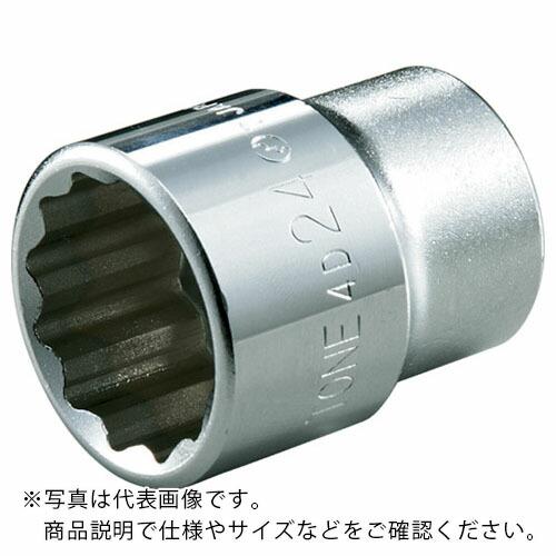 【SALE価格】TONE ソケット(12角) 対辺寸法34mm 全長47mm ( 4D-34 ) TONE(株) | 