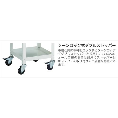 TRUSCO ツールワゴン バーディワゴン 600X400 天板付 ウレタン車輪 ホワイト ( BDW-762TU-W ) |  | 02