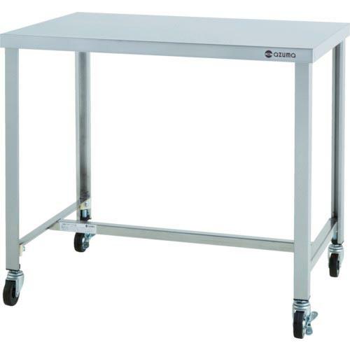 アズマ ステンレス作業台 H型枠タイプ スチールキャスター付き ( C-HTHW-900 ) (株)東製作所 | 