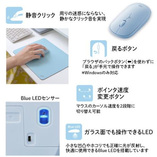 PLUS 428832)薄型持ちハコビマウス  ( TW-MO001BL ) |  | 02