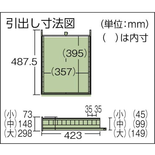TRUSCO ( トラスコ中山 ) 中荷重作業台（２０００ｋｇ）ＤＷ型 １８００Ｘ９００ＸＨ７４０ ３段ワゴン付 グリーン色 ( RDW-1809UDC111 )の画像