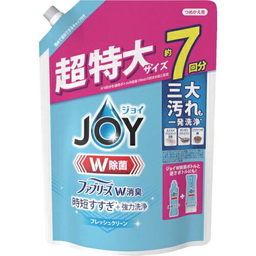 P&G ジョイ W除菌 食器用洗剤 ファブリーズW消臭 フレッシュクリーン 詰め替え 超特大 910ml ( 402342 ) P&Gジャパン(同) | 