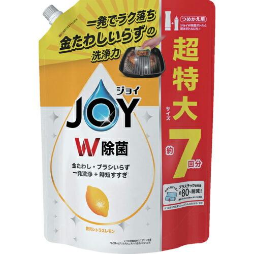 P&G ジョイ W除菌 食器用洗剤 レモン 詰め替え 超特大 910ml ( 402338 ) P&Gジャパン(同) | 