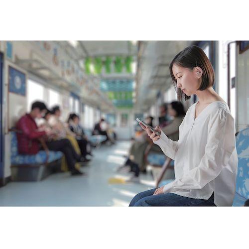 エレコム Bluetoothイヤホン 完全ワイヤレス ノイズキャンセリング AAC対応 カナル型 ベージュ  ( LBT-TWS13BE ) |  | 05