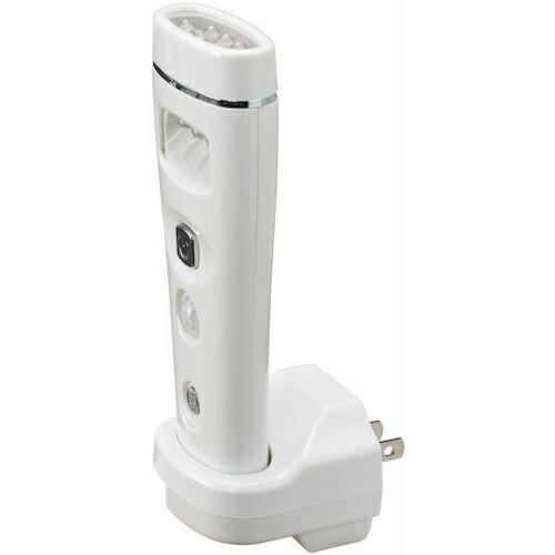 YAZAWA 充電式LED人感明暗センサーナイトライト ( NCHSMN03WH ) | 