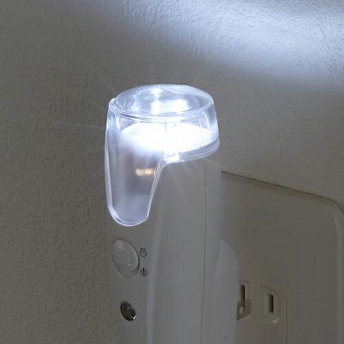 YAZAWA 充電式LEDセンサーナイトライトホワイト ( NCSN02WH ) |  | 09