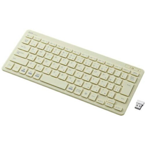 PLUS 428853)薄ミニワイヤレスキーボード  ( TW-KB002GR ) | 