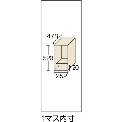 KOKUYO ( コクヨ )　ロッカー　９人用 ( LK-9F1 )_2