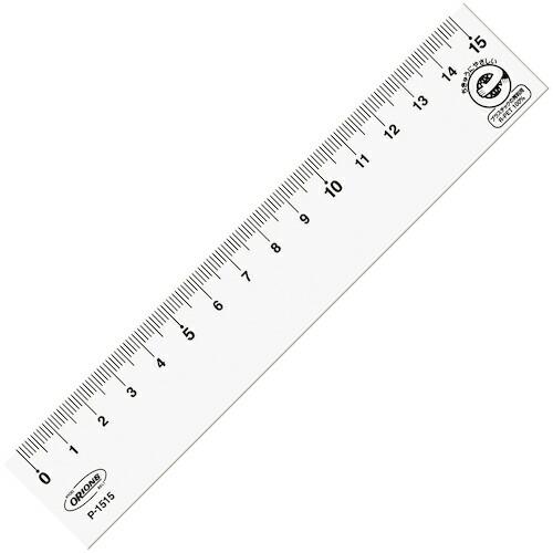 共栄プラスチック R-PET直線定規 15cm ( P-1515 ) 共栄プラスチック(株) | 