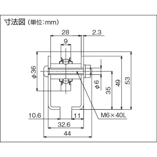 タイヨー φ36中荷重用切削ホイールコンベヤ 機長2000mm ピッチ75mm ( TW-3609KL-P75-2000L ) 太陽工業(株) |  | 01
