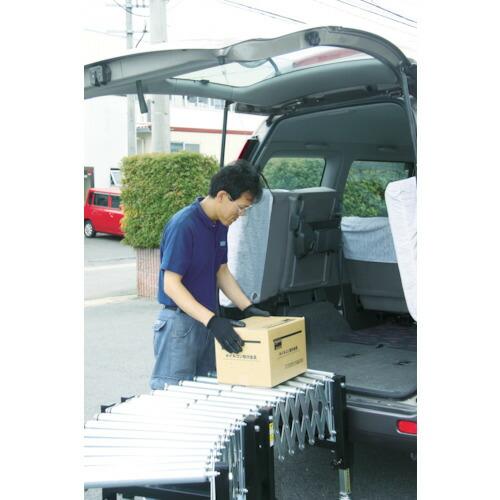 タイヨー ( 太陽工業 ) 伸縮式ローラコンベヤ 4スパン シングル TX