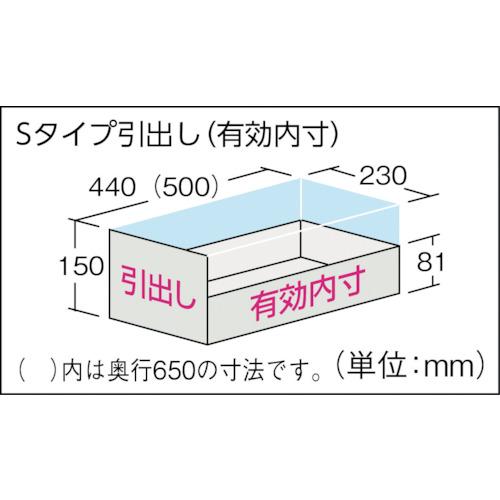 TRUSCO スーパーヘビーキャビネット 1200X650XH1800 引出付 ( SHC