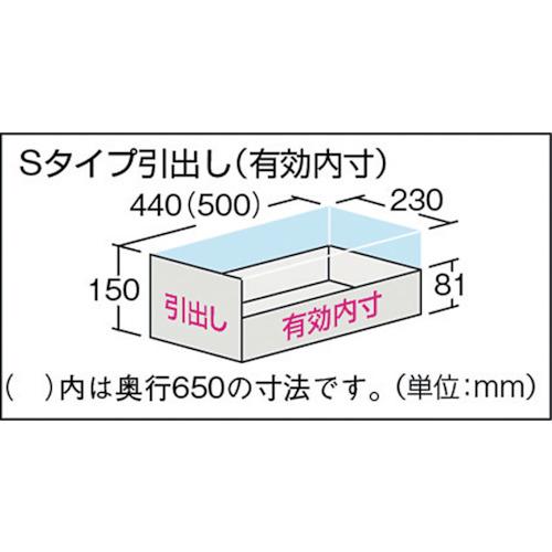 TRUSCO ( トラスコ中山 )　スーパーヘビーキャビネット　１２００Ｘ６５０　引出付　キャスター付 ( SHC-604LC4S (1200X650X1800 Cツキ) )