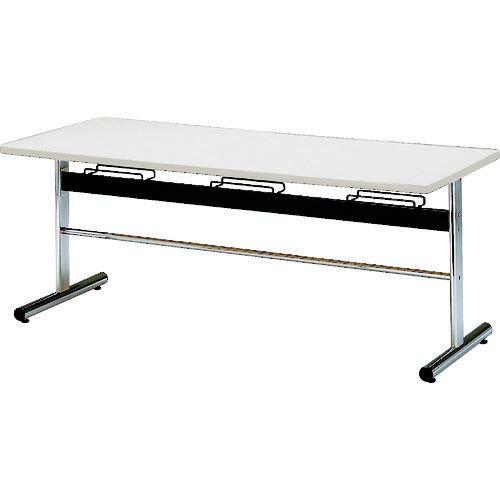 TOKIO 食堂用テーブル ソフトエッジ 1800×750mm ホワイト ( DA-1875-W ) 藤沢工業(株) | 