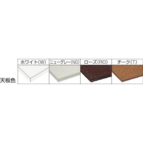 TRUSCO ( トラスコ中山 ) 会議用テーブル １８００Ｘ６００ＸＨ７００ 角脚 下棚無し ホワイト ( TD1860-W )の画像