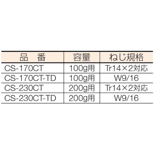 今だけ特別セール MUSASHI チューブカートリッジ 200gチューブ用(ネジ Tr14×2) ( CS-230CT )