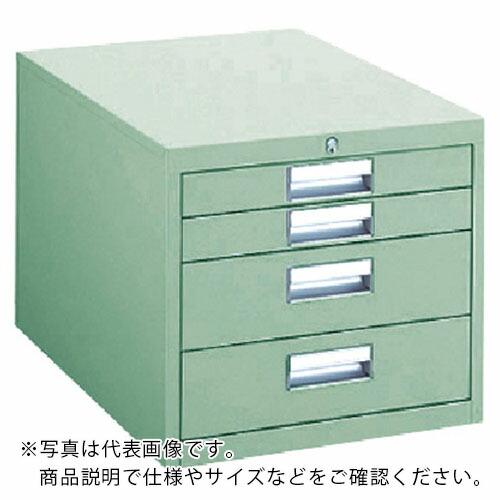 TRUSCO ( トラスコ中山 ) 作業台用キャビネット 4段 グリーン D-4Z