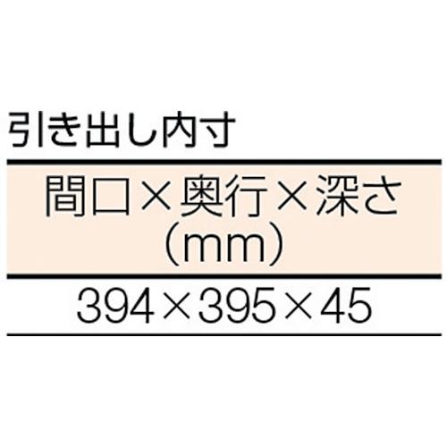 TRUSCO 中荷重立作業台(500kg)HAEW型 1200X750XH885 薄型1段引出付 ダークグレー色 ( HAEWP-1275UDK1 ) (メーカー取寄)_3