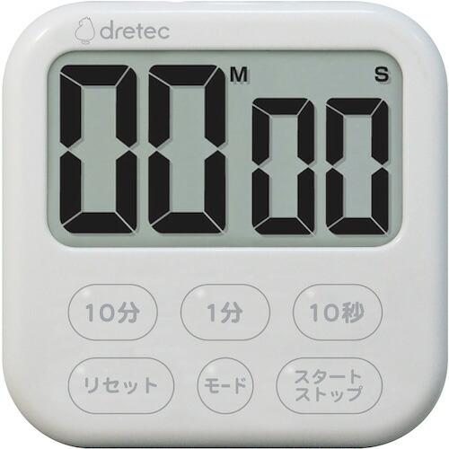 dretec 大画面タイマー「シャボン6」 ホワイト  ( T-615WT ) | 