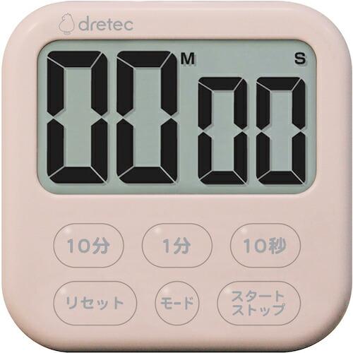 dretec 大画面タイマー「シャボン6」 ピンク  ( T-615PK ) (株)ドリテック | 