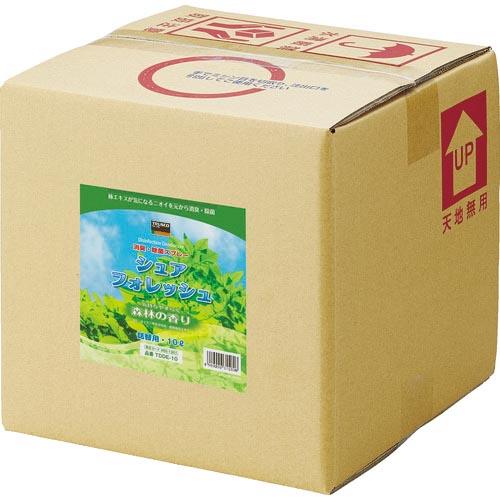 【SALE価格】TRUSCO 除菌・消臭剤シュアフォレッシュ パックインボックス10L ( TDDE-10 ) トラスコ中山(株) | 