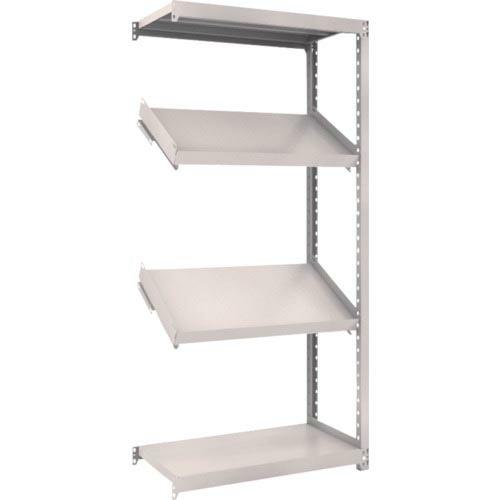 TRUSCO スチールラック M2型棚 900X450XH1800 4段 傾斜2段 連結 ( M2-6344K2B ) | 