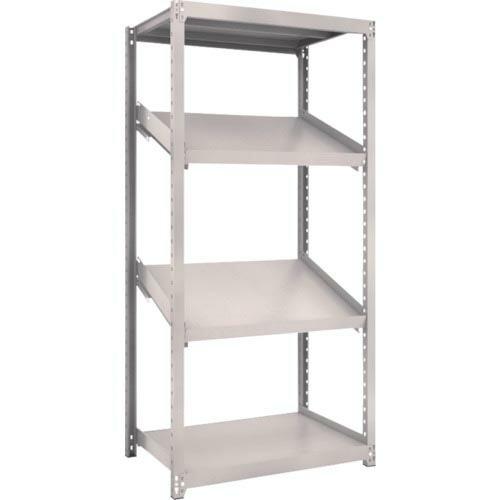 TRUSCO スチールラック M2型棚 900X600XH1800 4段 傾斜2段 ( M2-6364K2 ) | 