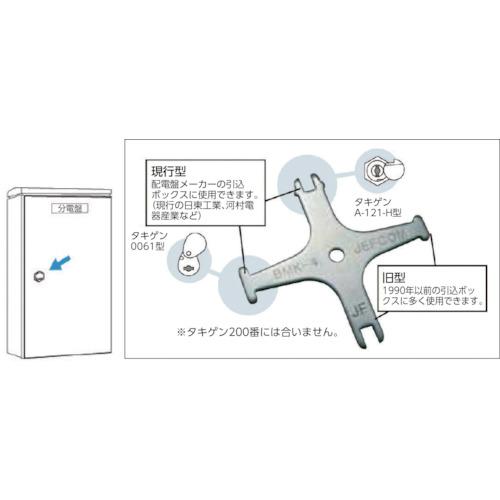 デンサン 盤用マルチキー ( BMK-4 ) ジェフコム(株)｜orangetool｜02