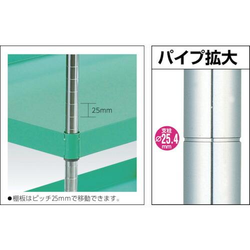 TRUSCO ( トラスコ中山 )　ツールワゴン　フェニックスワゴン　抗菌　省音　６００Ｘ４００ＸＨ７４０　引出　天板付　ホワイト ( PEW-762VXT-W )_3
