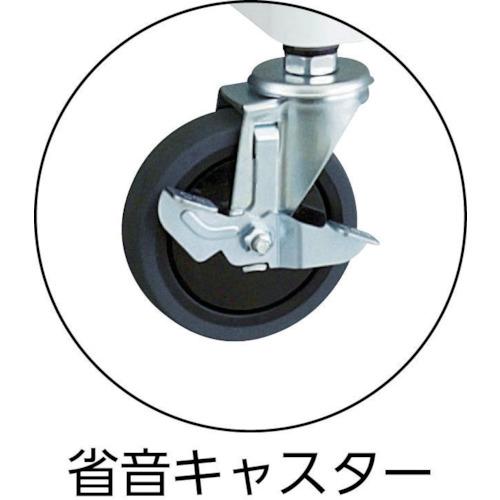 TRUSCO ( トラスコ中山 )　ツールワゴン　フェニックスワゴン　省音　６００Ｘ４００ＸＨ７４０　引出　天板付　ホワイト ( PEW-762WT-W )_1