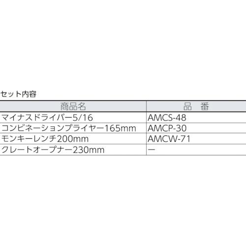 Ampco　防爆工具セット　4点　AMCM-46　スナップオン・ツールズ(株)