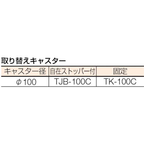 TRUSCO ( トラスコ中山 )　大型ツールワゴン　１１６０Ｘ５５０ＸＨ１０９０　扉付 ( NTS-507 )_3
