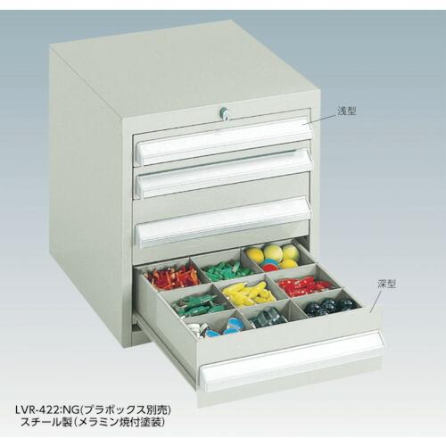 TRUSCO LVR型キャビネット 392X412XH420 引出4段 緑 ( LVR-422 GN(グリーン) ) トラスコ中山(株) |  | 03