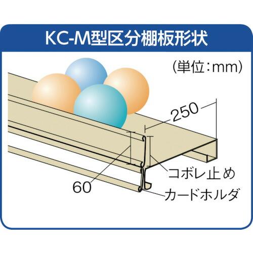 特注オーダー 【SALE価格】TRUSCO KC-M型区分棚前当り付 875X250XH925 4列4段 ( KC-4043M (KC-Mガタ) ) トラスコ中山(株)