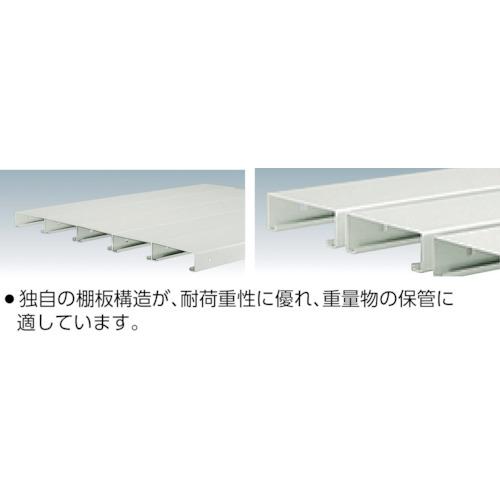TRUSCO ( トラスコ中山 )　スチールラック　Ｍ１０型重量棚　１２００Ｘ７６０ＸＨ２１００　５段　単体　ネオグレー ( M10-7475 NG(ネオグレー) )_4