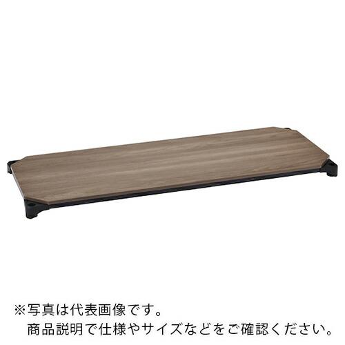 ERECTA ベーシックシリーズウッドシェルフ W750xD450mm ウォールナットウッド ブラックフレーム 棚用 ( B1830MWB1 ) エレクター(株) (メーカー取寄) | 