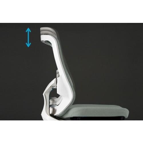 NAIKI ( ナイキ )　事務用チェアー”セリフト”肘なしタイプ ( SLEN512F-PDGR )