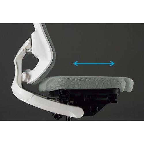 NAIKI ( ナイキ )　事務用チェアー”セリフト”肘なしタイプ ( SLEN512F-PDGR )