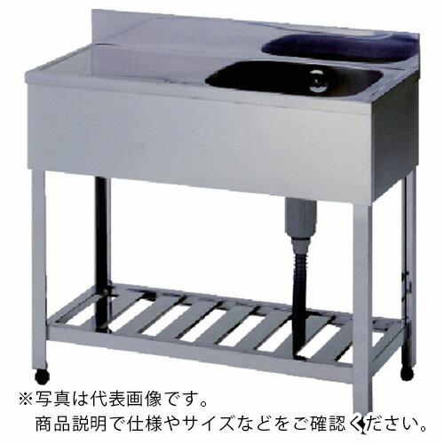 アズマ ( 東製作所 )　一槽水切シンクＢＧ無ホース付右シンク　１５００×６００×８００ ( HPMC1-1500-R ) (メーカー取寄)