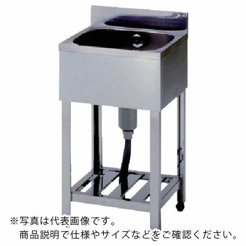 アズマ 一槽シンク(ホース付) 1800×450×800 ( KP1-1800 )