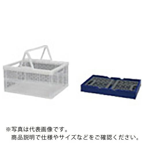 IRIS 556622 取手付き折りたたみコンテナ TOC-32L 青/灰  ( TOC-32L-BL (556622) ) | 