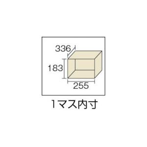 【SALE価格】TRUSCO ( トラスコ中山 )　シューズケース　２４人用　９００Ｘ３８０ＸＨ１７００　透明 ( SC-24PC (24ニンヨウ) )_2