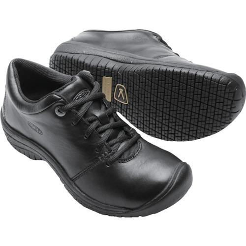 KEEN レディス 防滑 レザー コックシューズ ピーティーシー