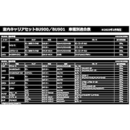 Carmate 室内キャリア エブリイ/ハイゼット用 ( BU901 ) (株)カーメイト (メーカー取寄) |  | 04