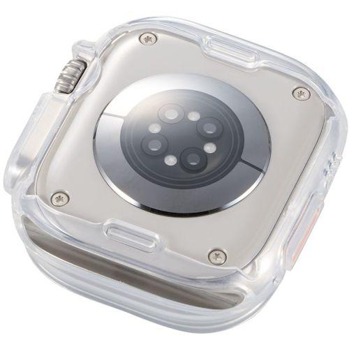 エレコム Apple Watch Ultra 49mm用ソフトバンパー クリア ( AW-22CBPUCR )｜orangetool｜06