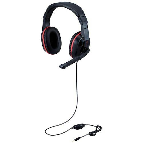 ELECOM ゲーム向けヘッドセット 4極 両耳オーバーヘッド アナログミキサー付 ブラック ( HS-GM04MSTBK ) | 