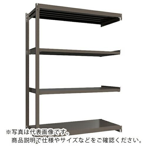 ICHIMAI 重量ボルトレスラック 段荷重1000Kg H2400×W1800×D750 天地4段 連結グレー ( TH1000-867R4 ) HIKARI製作所(株) (メーカー取寄) | 