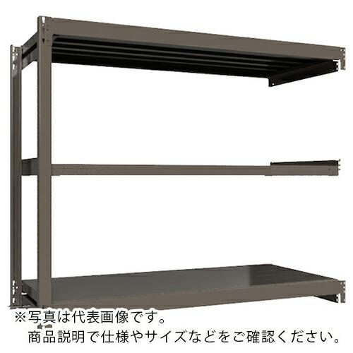 ICHIMAI 重量ボルトレスラック 段荷重1000Kg H1500×W1800×D750 天地3段 連結グレー ( TH1000-567R3 ) HIKARI製作所(株) (メーカー取寄) | 