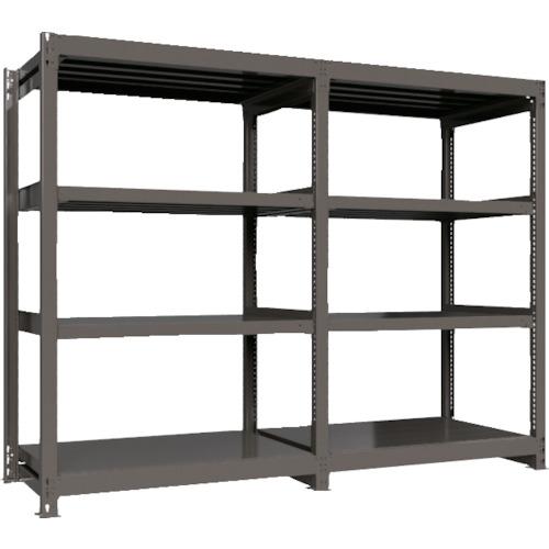 ICHIMAI ( HIKARI製作所 )　重量ボルトレスラック　段荷重１０００Ｋｇ　Ｈ１８００×Ｗ１２００×Ｄ７５０　天地４段　連結グレー ( TH1000-647R4 )_1
